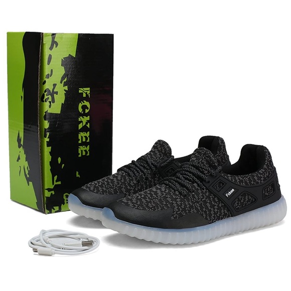 Black light up shoes - Picture 9 of 9